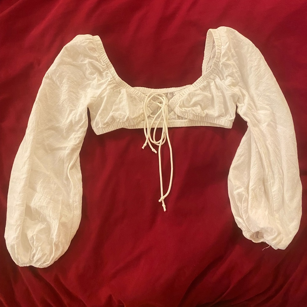 Cropped Poet Shirt